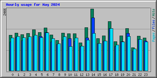 Hourly usage for May 2024